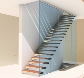 Лестницы для дома — «Крыло чайки»