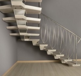 Модульная деревянная лестница