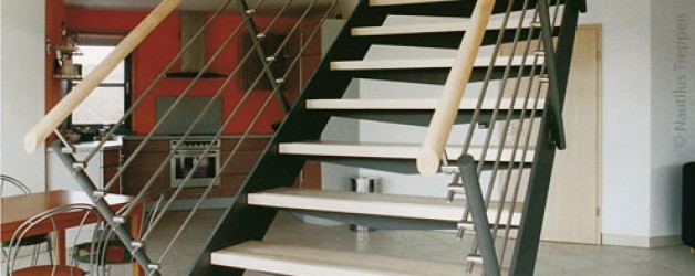 Металлическая лестница на тетивах N 4000, Йена 2