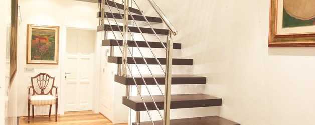 Лестницы со смоляным покрытием